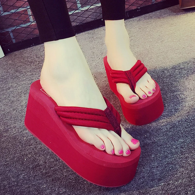 Women 8 Cm High Heel Casual Slippers |