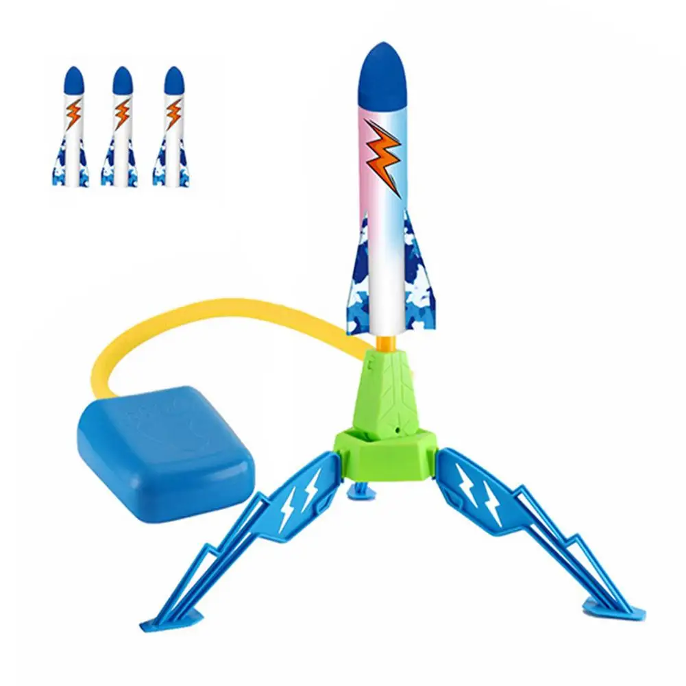 

Jump Rocket Launcher Toy Jump Rocket Set Flying Toys With 3 Flash Rocket For Kids Outdoor Playing