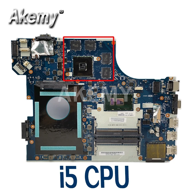 

Материнская плата для ноутбука LENOVO Thinkpad E560 i5-6200U, материнская плата NM-A561 01AW109 SR2EY 216-0868000 DDR3
