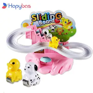 Забавные игрушки для скалолазания, лестницы, Новые Креативные Игрушки для детей, мини милые животные, слайды, вращающиеся игрушки-слайды, игрушки