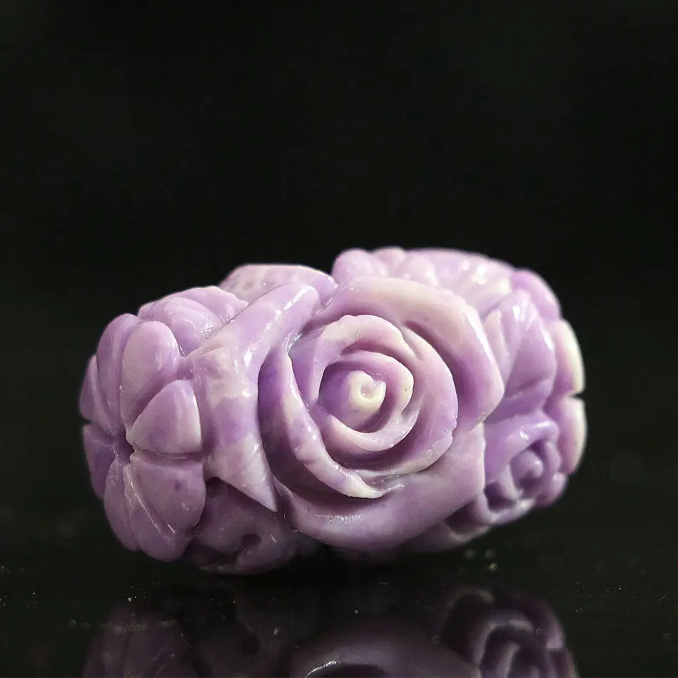 DIY jewelry accessories New purple synthetic shell 12x20mm drum cylinder column loose beads flower new diy 5pcs B902 | Украшения и