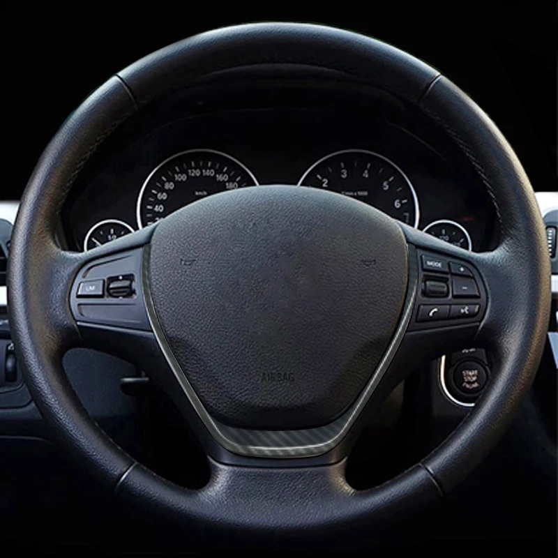 Chome Серебряная наклейка на рулевое колесо Накладка для BMW 1 3 серии F20 F30 F34 3GT 320i 328i 118