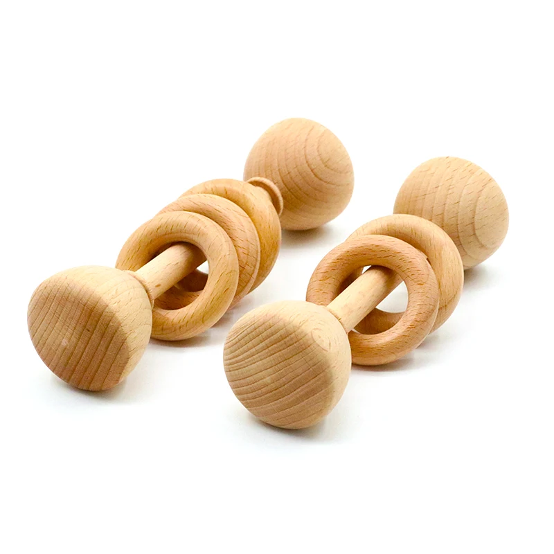 

Baby Wooden Rattle Brinquedos Newborn Gift Toys Babies Accessories Newborn Wooden Rattles For Kids Baby Goods Hand Crank Toys