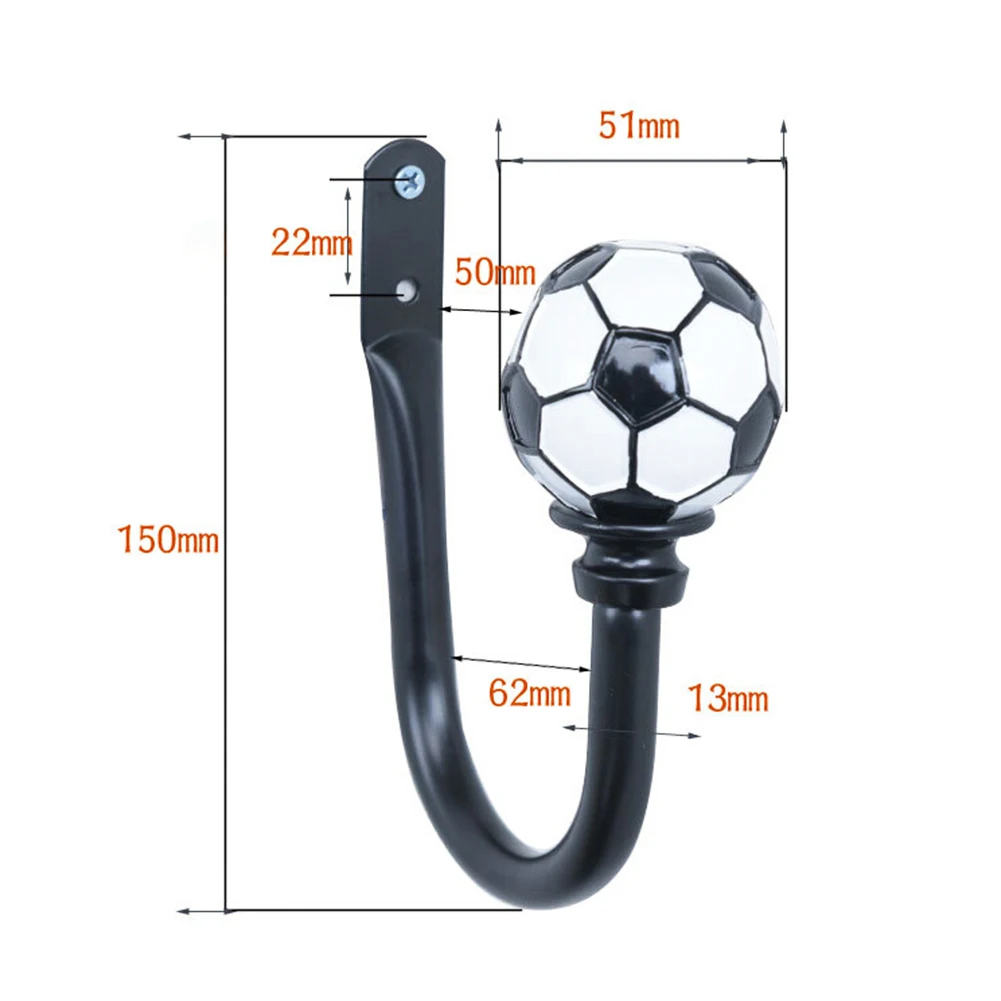 Настенный U-образный держатель для занавесок 1 шт. | Дом и сад