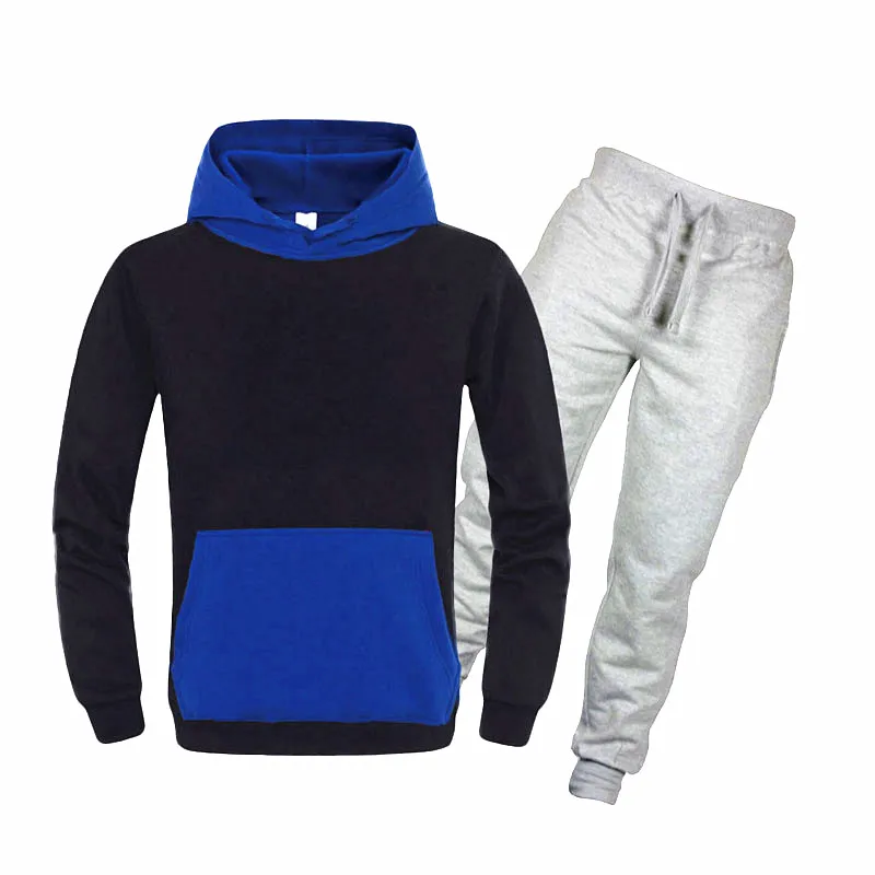 

New Design Brand Fashion Sweatshirt Men Sportswear Men Hoodies+Sweat pants Pullover Hip Hop Mens tracksuit Sweatshirts Clothing