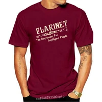 new men t shirt clarinet for intelligent people women tshirt