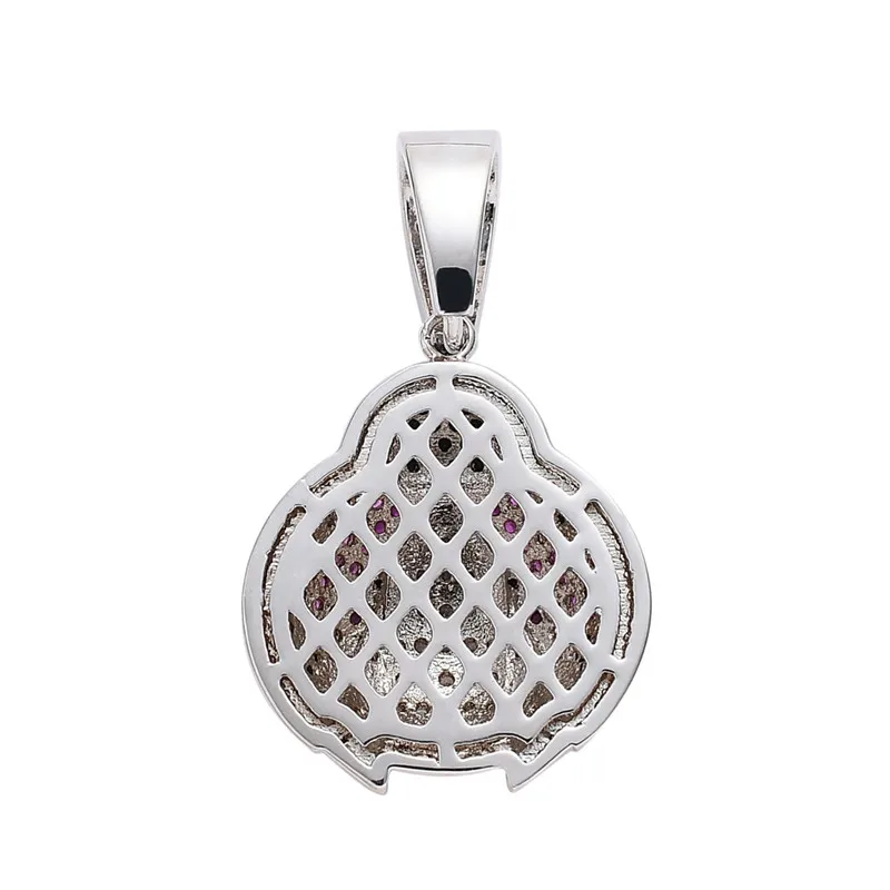 Новый цепи из нержавеющей стали кубический циркон подвеска &quotБожья коровка&quot