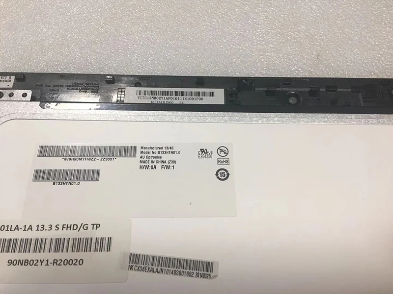13," для ASUS S301 S301C S301CA S301L S301LA ЖК-экран+ кодирующий преобразователь сенсорного экрана в сборе с рамкой
