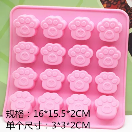 Силиконовая форма для торта 16 шоколада с отпечатками пальцев | Дом и сад