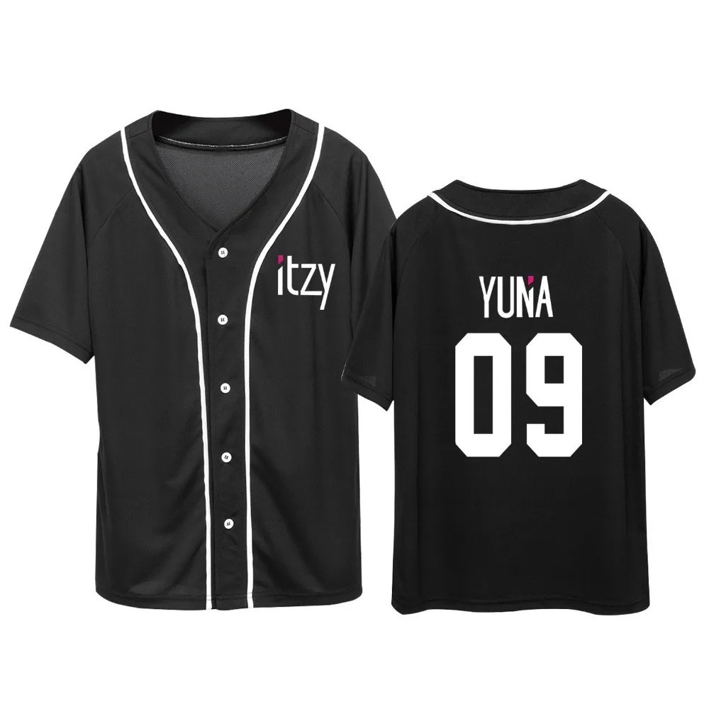 Новинка 2020 г. Женская Футболка Kpop ITZY Yuna RyuJin Lia ChaerYeong фанаты кардиган с коротким