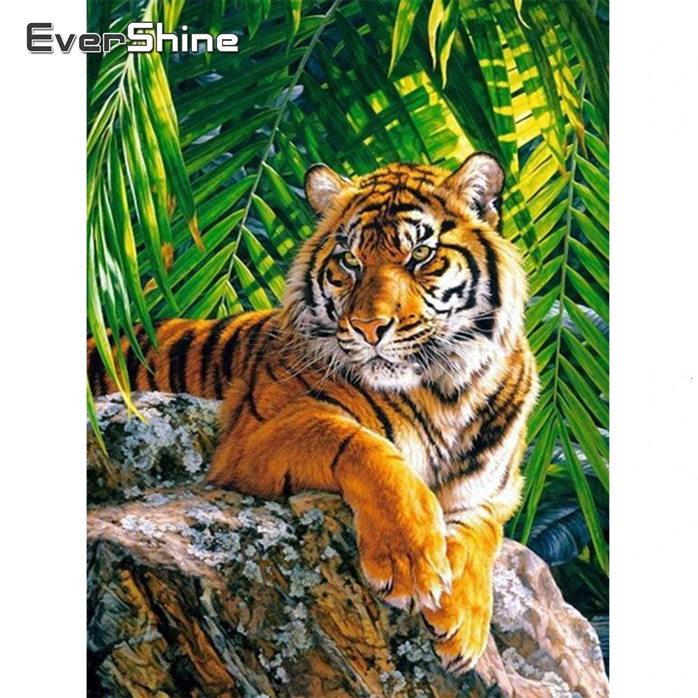 EverShine алмазная вышивка полная выкладка животные крестом мозаика картины