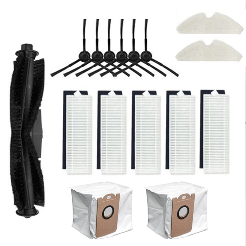 

Main Brush Roller Side Brush HEPA Mops Robot Vacuum For Proscenic M7 PRO / M7 MAX Vacuum Cleaner Accessories