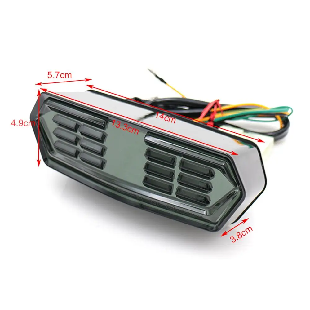 Сигнальный стоп светильник для мотоцикла со встроенным поворотным сигналом Honda