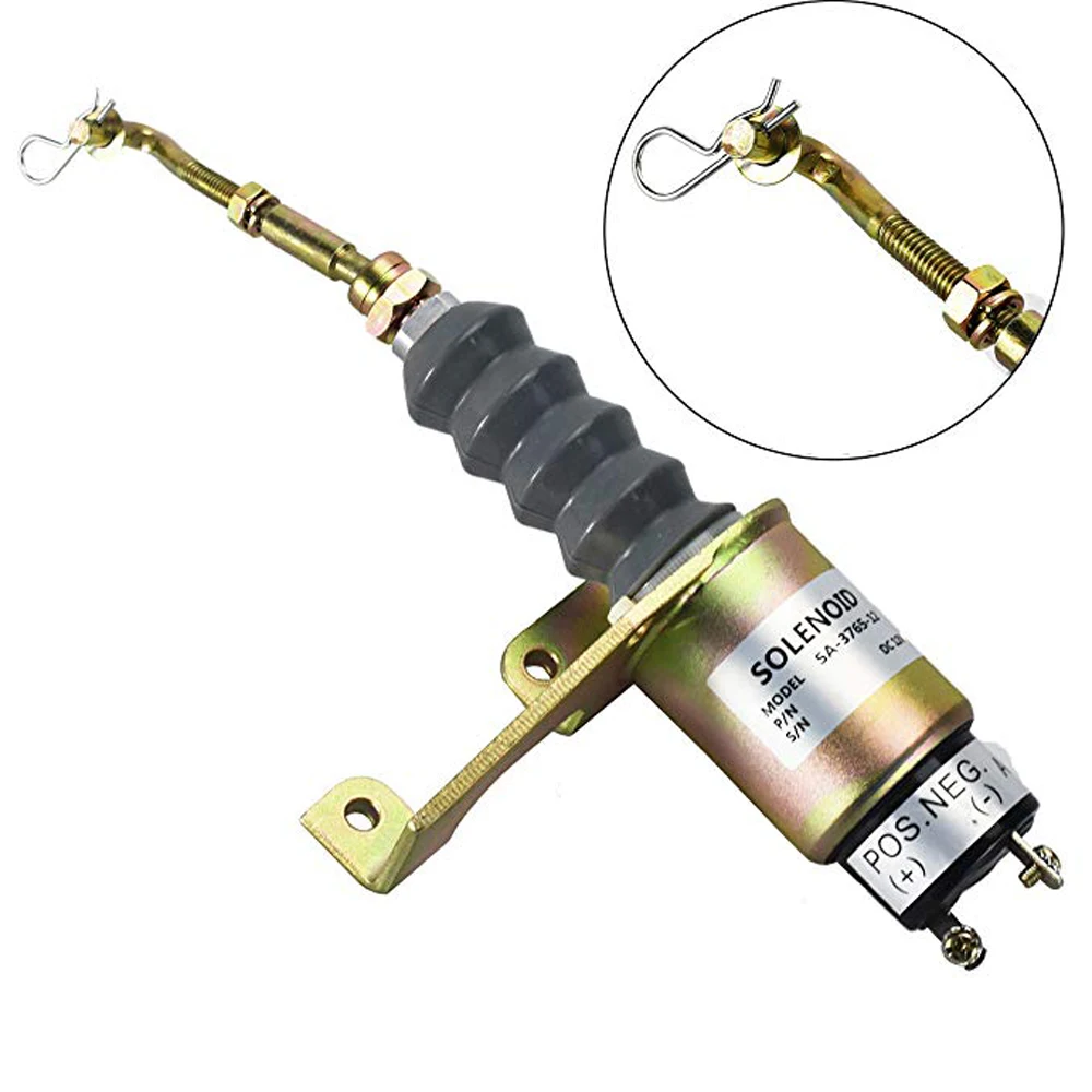 Электромагнит отключения подачи топлива SA376512 для Deutz Bosch RSV Pump 12Vdc|Клапаны и