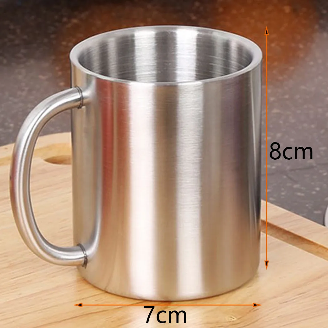 

Tea Mug Thermal Wall Insulated Water Wine With Handle 2pcs/set Beer Coffee