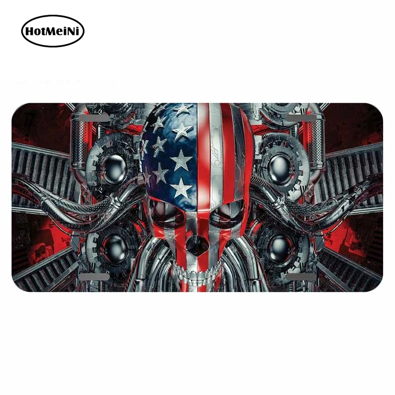 

Виниловые наклейки HotMeiNi 13 см x 6,7 см с изображением черепа и американского флага, автомобильные наклейки, красивая наклейка, автомобильные а...