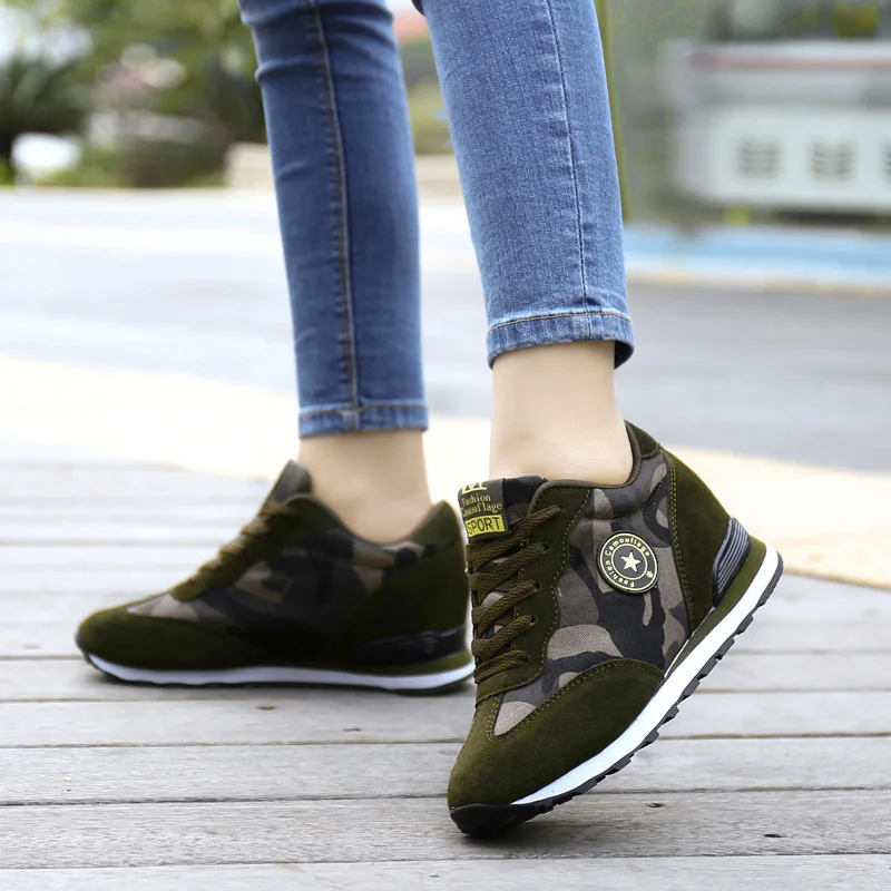 Брендовая женская обувь на платформе модные кроссовки с увеличенным внутренним