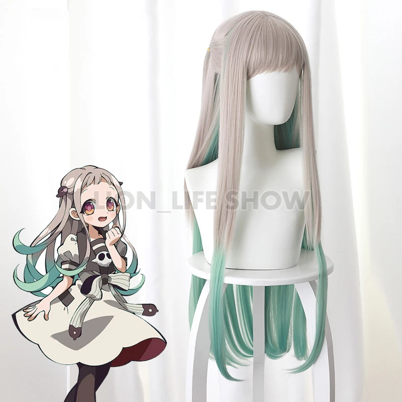 

Anime Toilet-bound Jibaku Shounen Hanako-kun Cosplay wigs Hanako kun Nene Yashiro Synthetic Hair Wig+Free Wig Cap