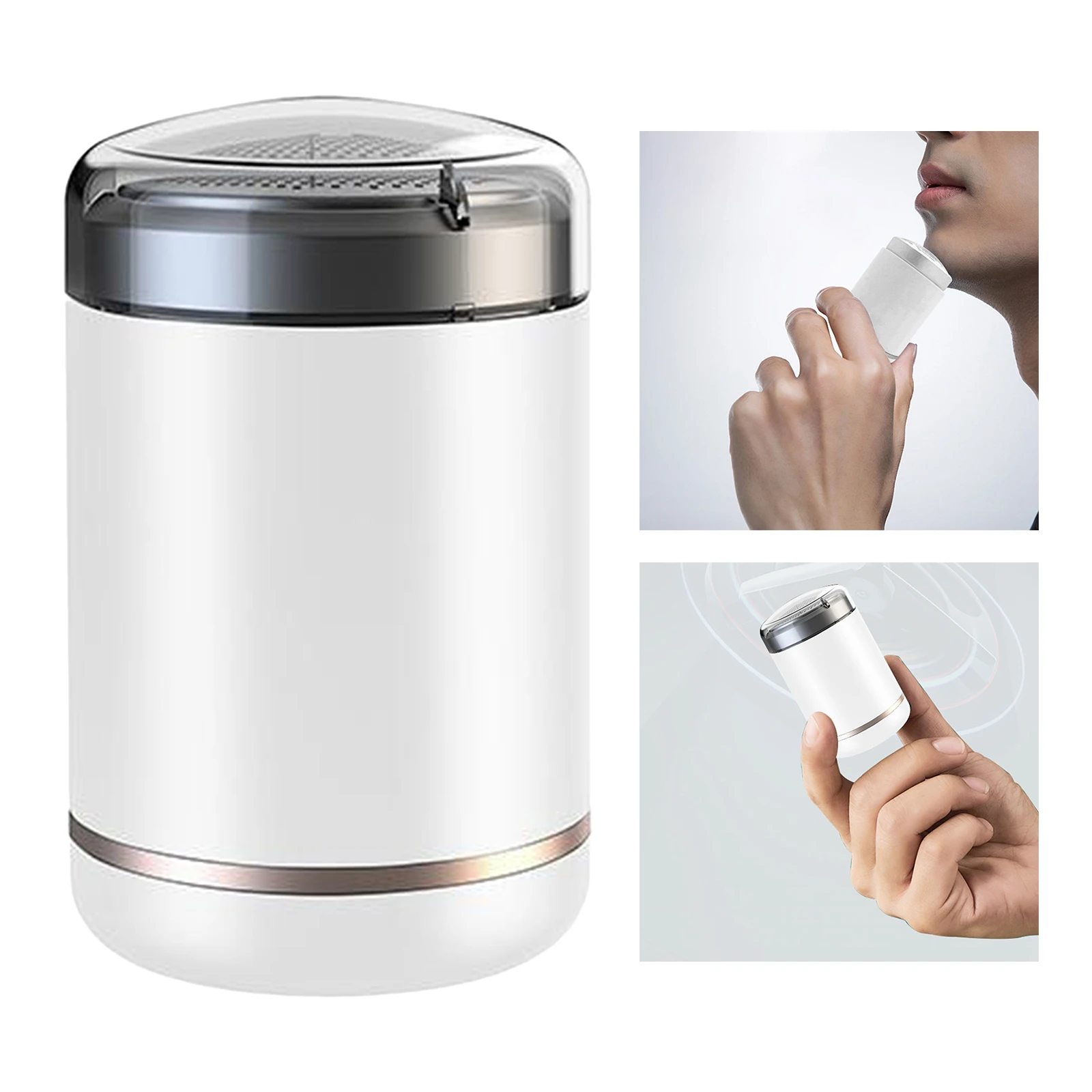

Mens Mini Portable Electric Shaver Cordless Compact Wet & Dry Use