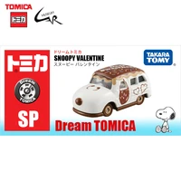 takara tomy dream tomica vehicles metal diecast alloy car model girls gift toy snoopys valentine