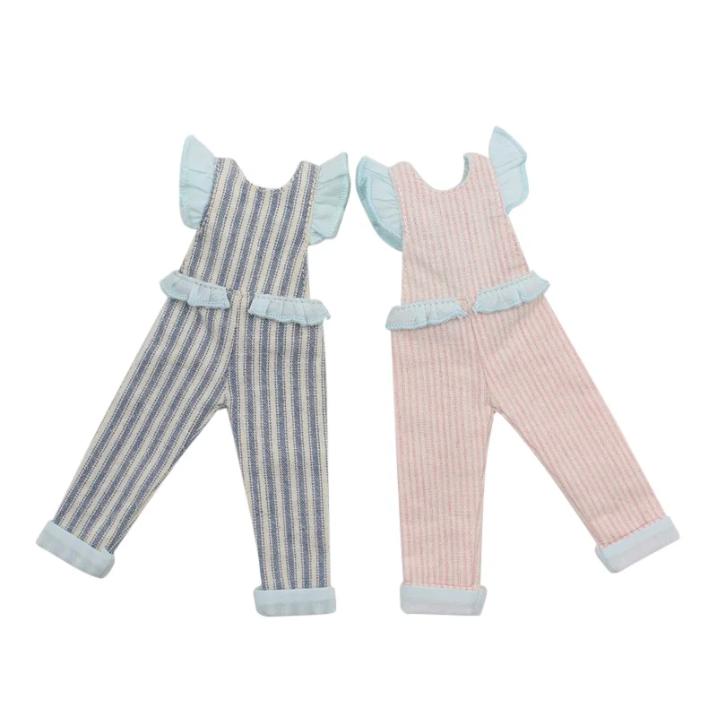 Комбинезон в розовую и синюю полоску с открытой спиной ICY DBS Blyth|joint body for blythe|for