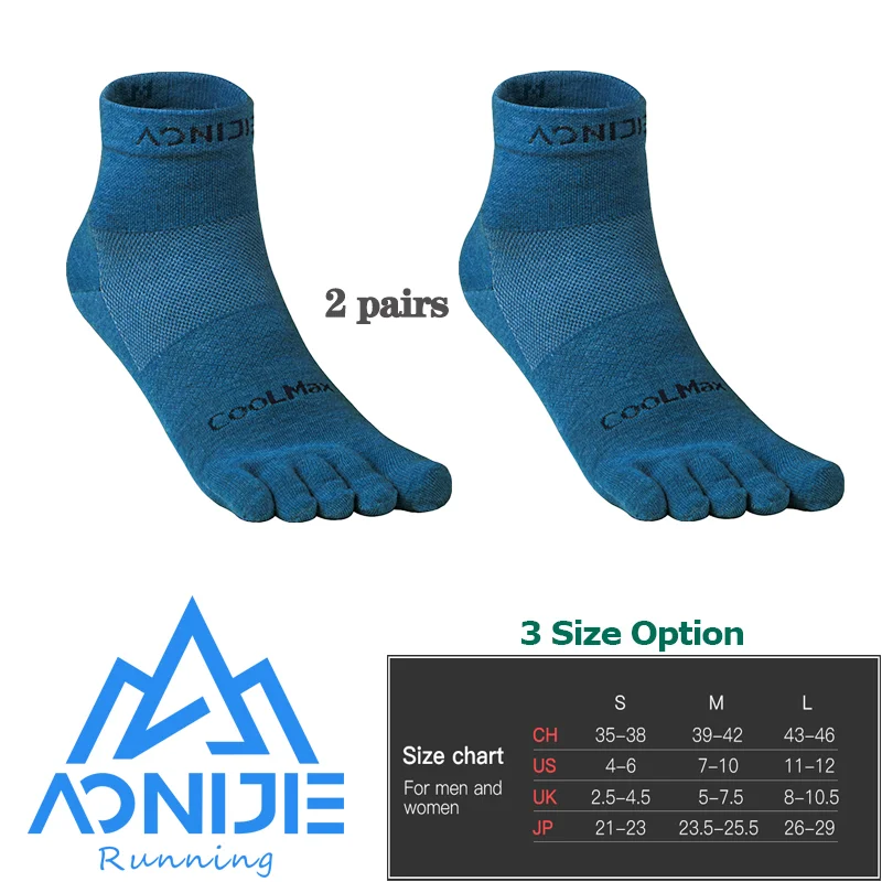 Легкие спортивные носки AONIJIE E4110S E4109S с низким вырезом четверти носков для пяти