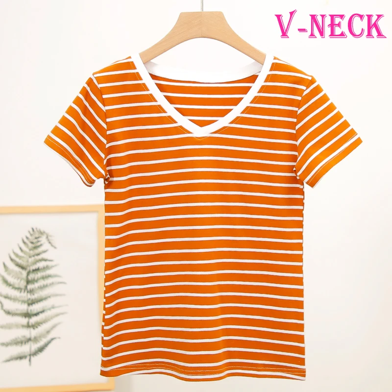 Новинка 2020 95% хлопчатобумажные дизайнерские футболки полосатые повседневные