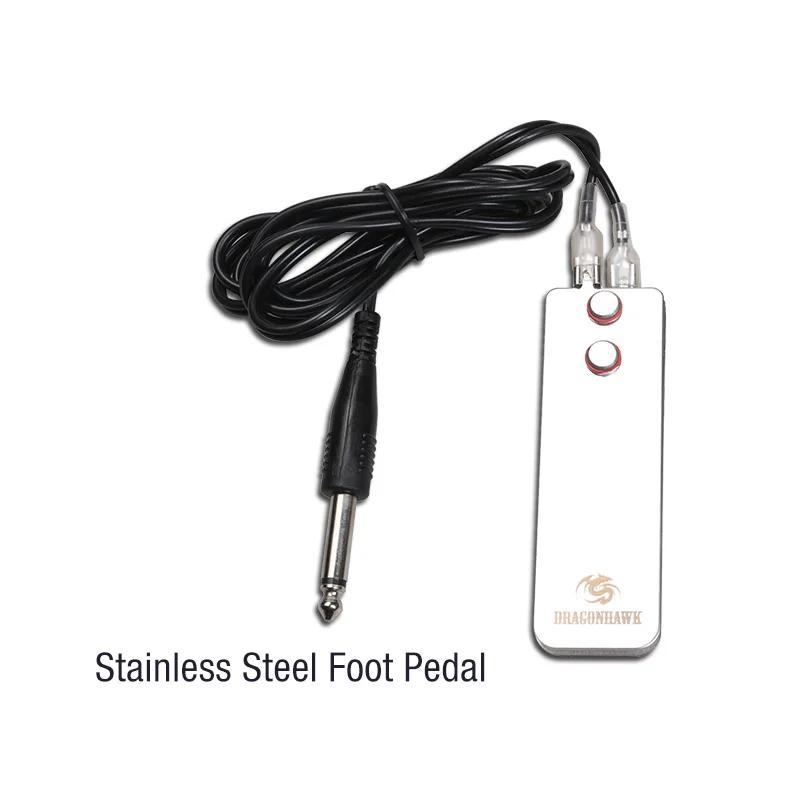 Mast Dragonhawk Tattoo Stainless Steel Foot Switch Non-skid Anti-marring Base Pedal for Power Supplies Tool Accessories |