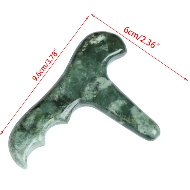

28TA Natural Jade Stone Trigger Point Handheld Foot Massager Deep Tissue Acupuncture Therapeutic Muscle Pain Relief Tool Feet