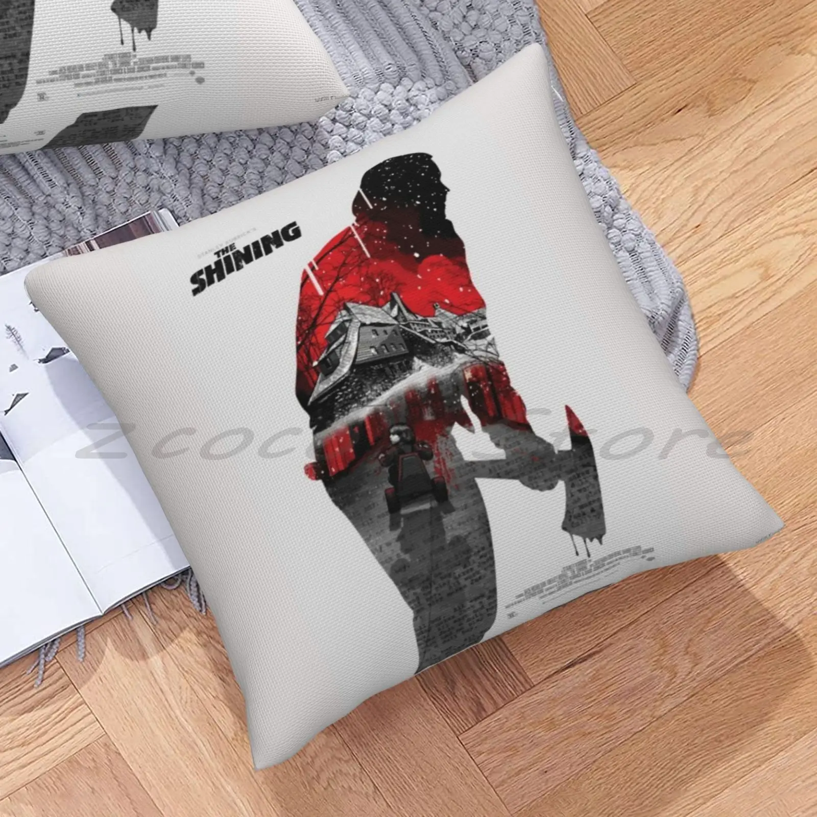 Наволочка из льняной плюшевой бархатной ткани с принтом на заказ Johnny'S Here