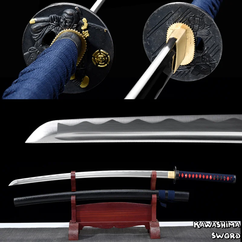 

Японские мечи ручной работы Katanas из настоящей стали, полностью острые, готовые к тренировке