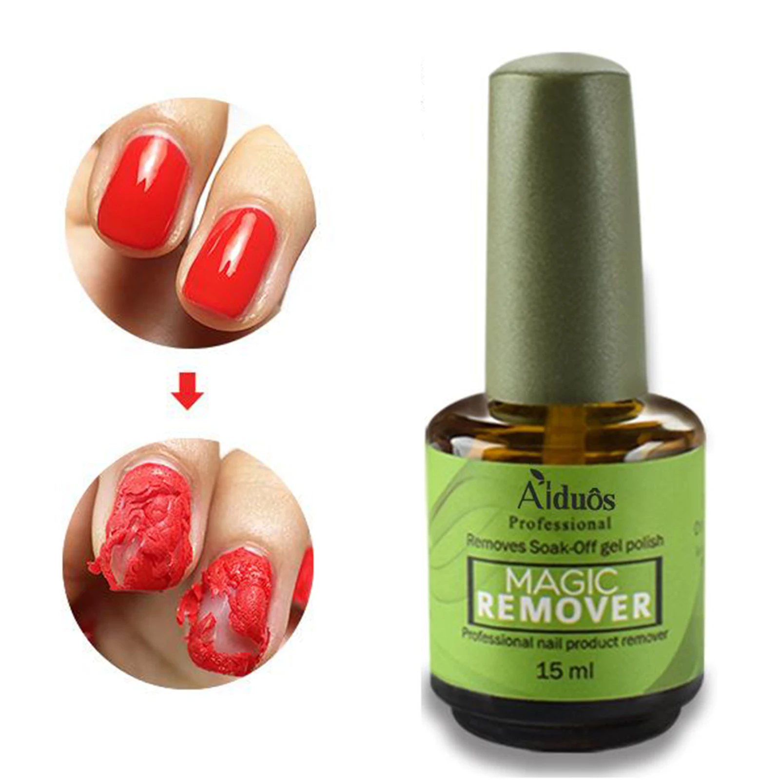 

Волшебное средство для снятия лака для ногтей, 15 мл, Гель-лак для ногтей, УФ-гель для ногтей Очиститель, принадлежности для ногтей