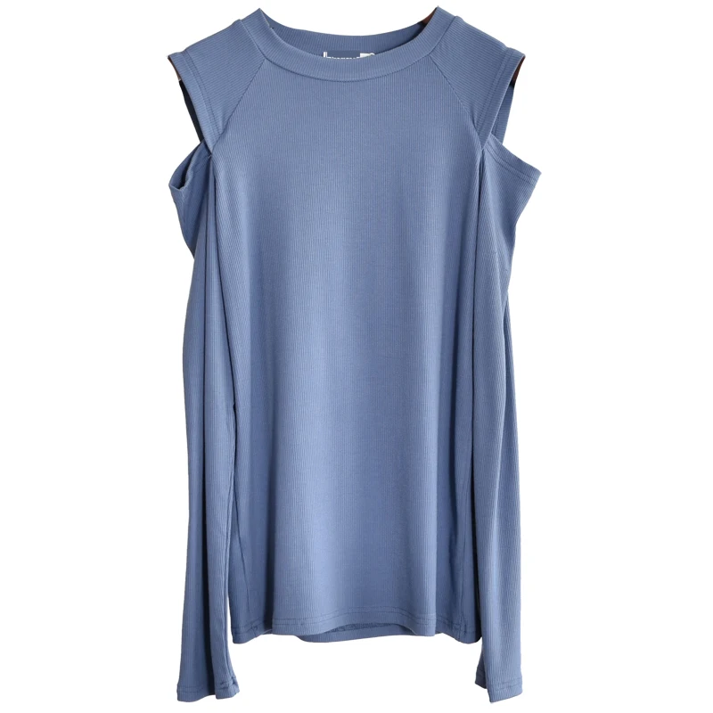 

New Dance Clothes Female Adult Latin Tops Hollow Shoulder Modern Dance Practice Clothing Jazz Hip Hop Yoga Costume Ladies BL5562