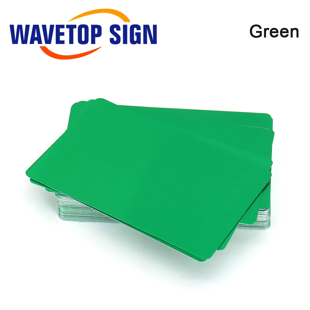 Металлический лист WaveTopSign 100 шт./лот из алюминиевого сплава толщиной 0 2 мм для