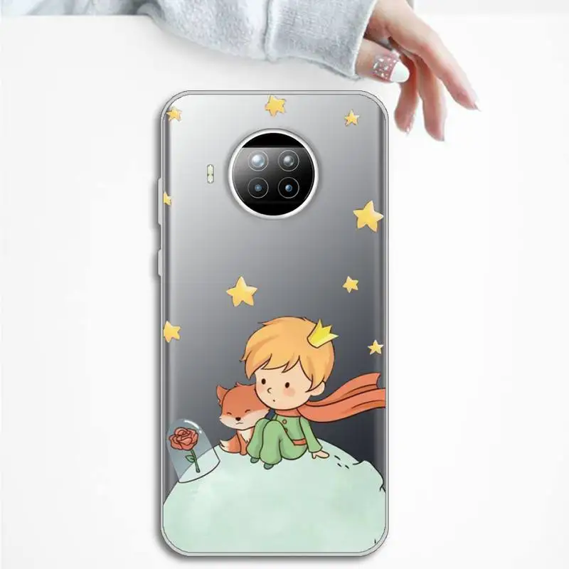 

The Little Prince Phone Case Transparent Clear for Xiaomi Redmi note 10 t 8 9 pro lite 11