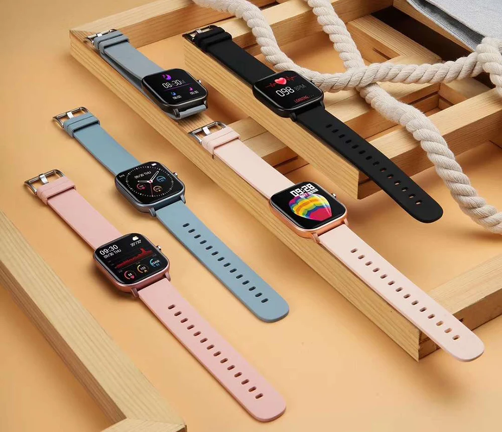 Смарт-часы P8 мужские/женские с тонометром 1 4 дюйма | Электроника