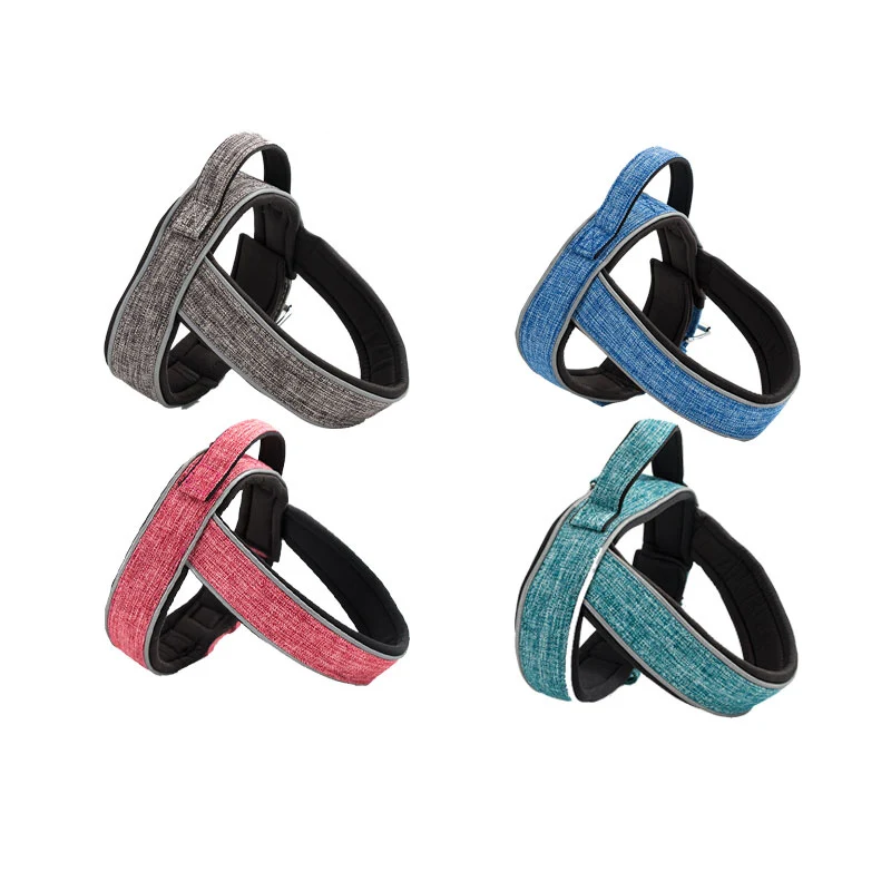 

Dog Harnesses Leads for French Bulldog Denim S XL Pet Products Leash for Dogs Bichon Teddy Pomeranian Yorkshire Poodle Collars