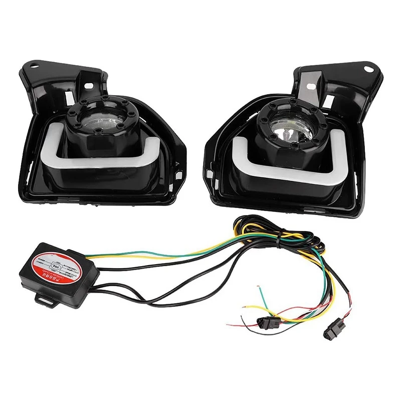 

for Toyota Hiace 2014 2015 2016 2017 2018 Front Fog Light Lamp Led DRL Daytime Running Light with Switch Harness