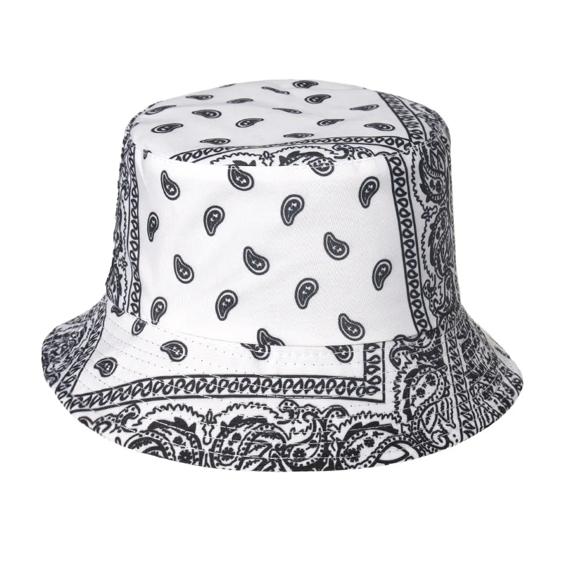 

New Fisherman Hat Summer Men and Women Cashew Print Sunscreen Panama Hat Sun Hat Fedora Hat Outdoor Bucket Hat Beach Hat