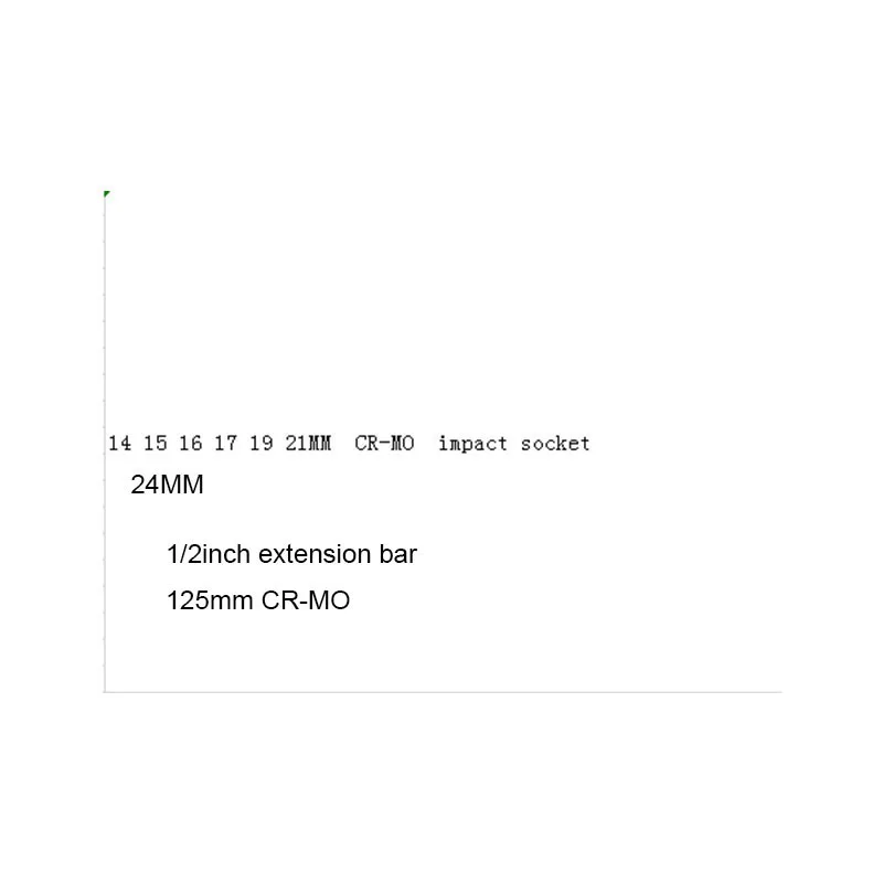 

impact sockets cr-mo material