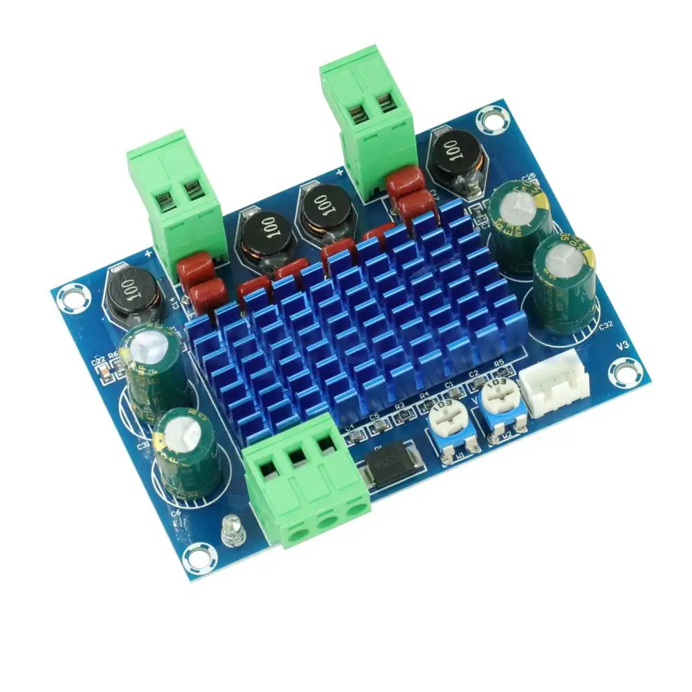 XH M572 TPA3116D2 2x120W шасси специальный штекер in 5 V 28 выход высокой мощности Цифровой HIFI