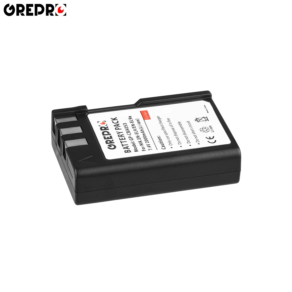 Аккумулятор 2000 мАч для телефона с двойным зарядным устройством камеры Nikon D3000 D5000