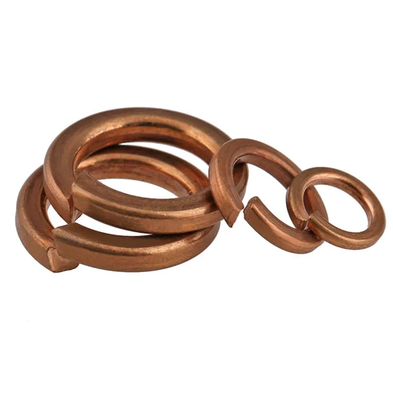 Медная пружинная шайба бронзовая сплит-пружина M3 M4 M5 M6 M8 M12 | Обустройство дома