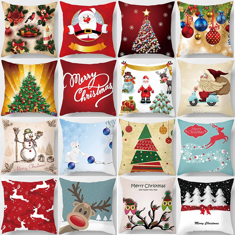 Рождественская наволочка большая красота Квадратные наволочки высокое