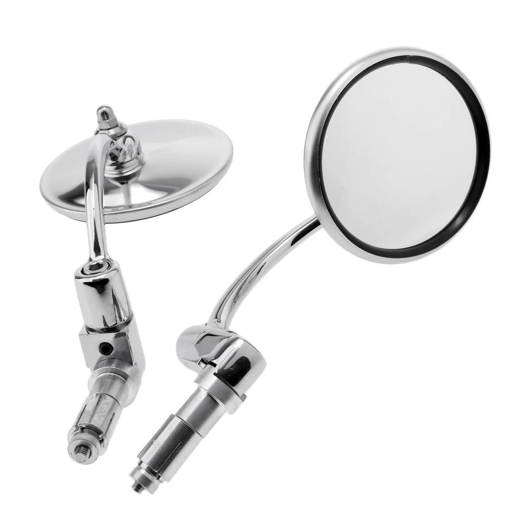 

Universal Handlebar Rearview Mirrors For 7/8 Inch Silver CNC Motorcycles