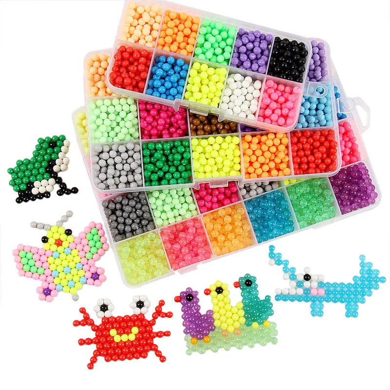 1100 шт./кор. 10 видов цветов &quotсделай сам&quot из Новинка! Фигурные бусины кВА Jouets Perler