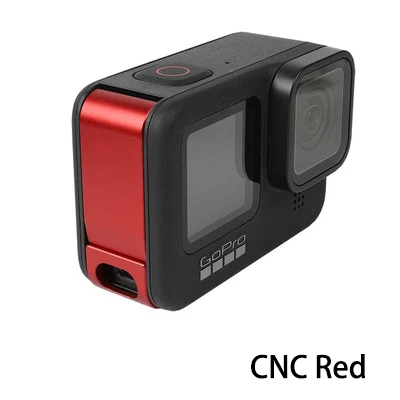 Для GoPro 9 10 перезаряжаемая боковая крышка из алюминиевого сплава запасная батареи