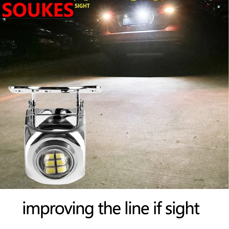 Металлический Автомобильный светодиодный обратный Предупреждение светильник