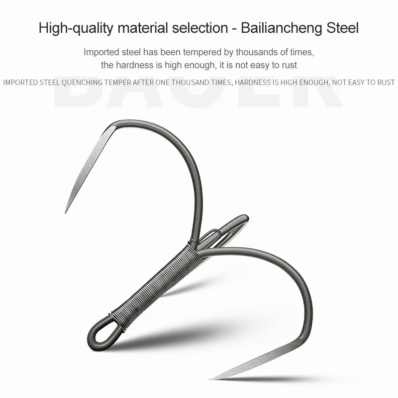 Lawaia крючки рыболовный крючок ручной работы якорь большой бесславный с тремя