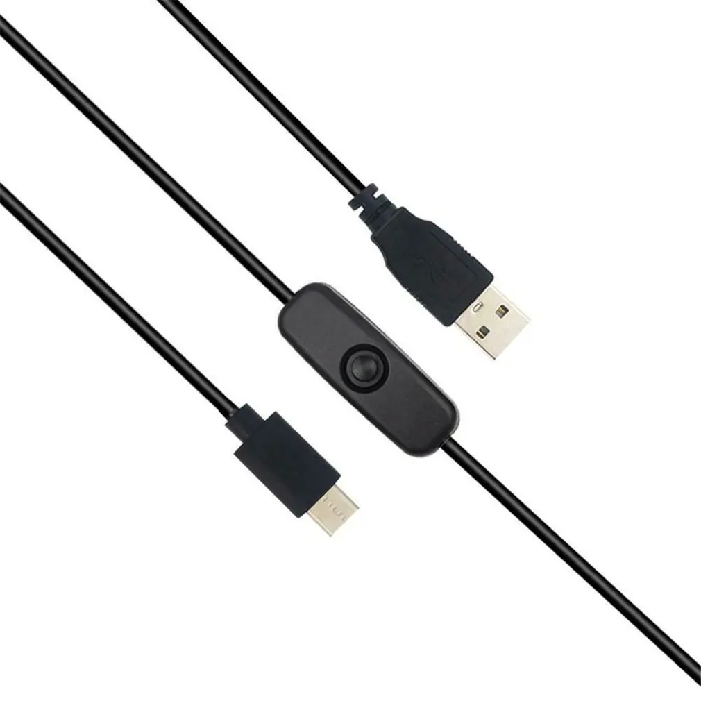 1,5 M 5V 3A type-C USB AC/DC адаптер настенного зарядного устройства Шнур питания для Raspberry Pi 4 Модель B Соединительный кабель питания